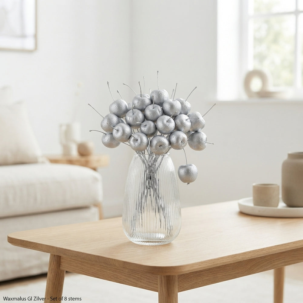 Silver Waxflower Decorative Stems