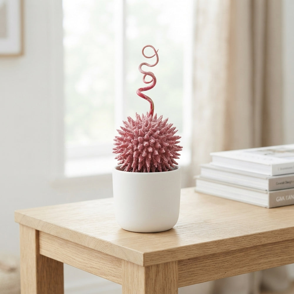 Red Waxed Christmas Decoration