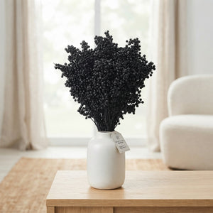 Black Schinus Decorative Stems – 10-Stem Bunch