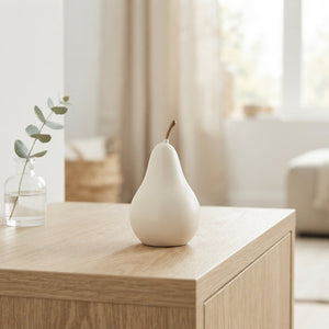 Ivory Wax Flower Decorative Stem