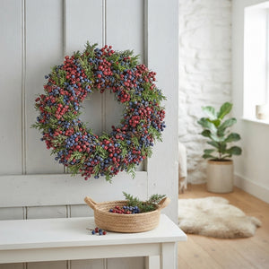 Mixed Colour Cornus Berry Wreath – 30cm