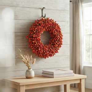 Orange Rosehip Wreath – 30cm