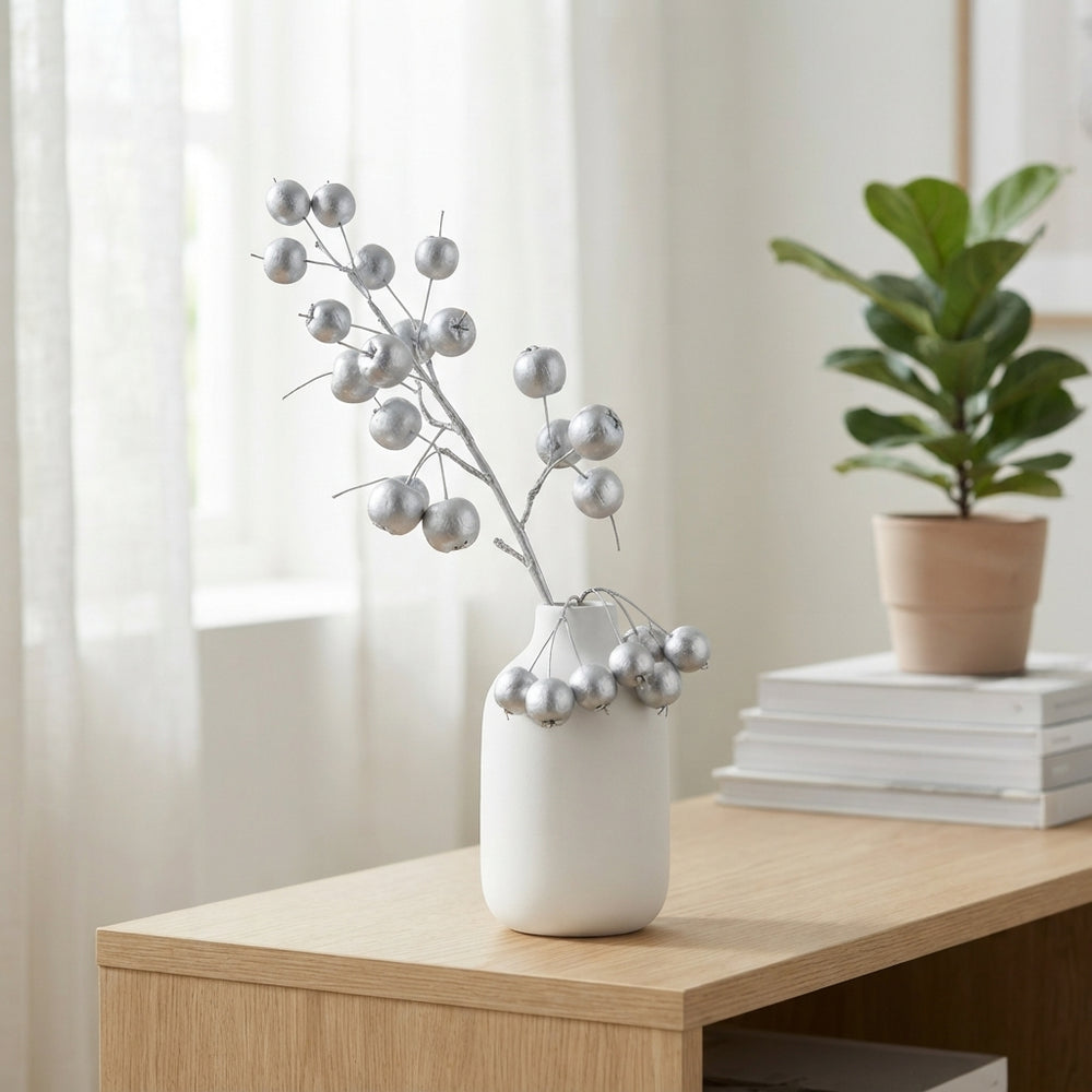 Silver Waxflower Decorative Stems