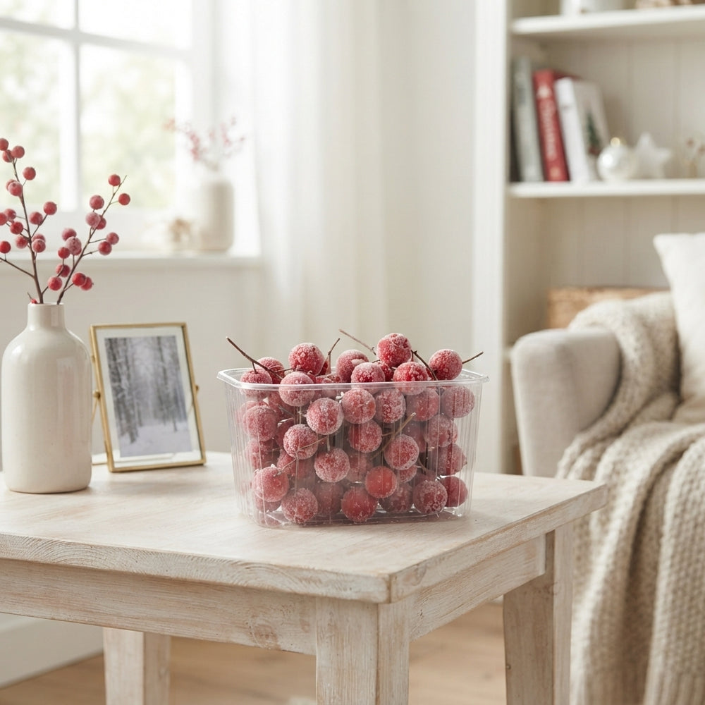 Red Wax Apple Christmas Decoration