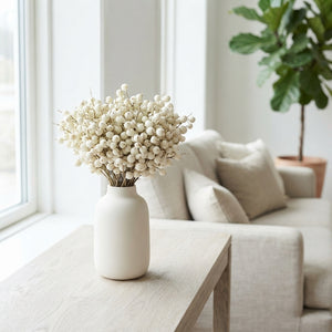 Ivory Waxflower Decorative Stems