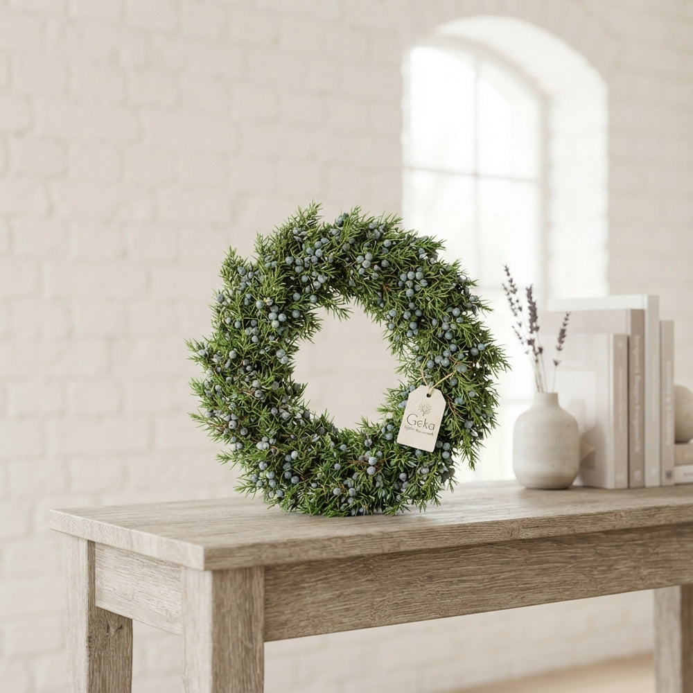 Blue Juniper Wreath – 12cm