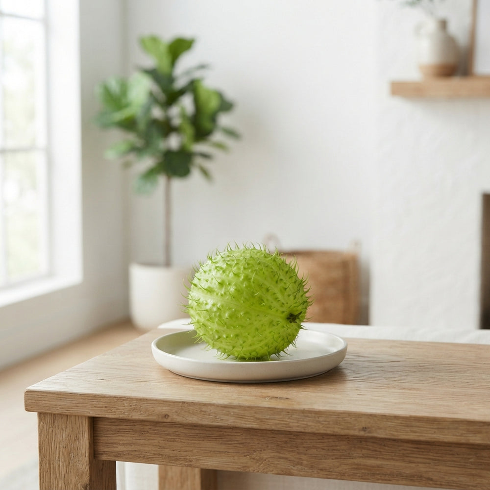 Ornamental Cucumber (Cucumis mirio) – Green Fruit