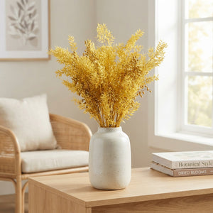 Yellow Schinus Dried Foliage Bunch
