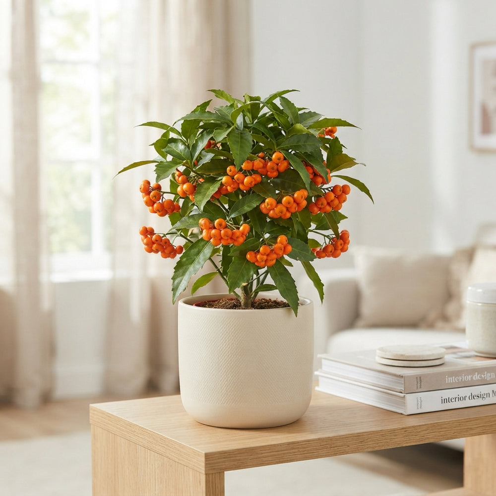 Orange Wax Apple Decorative Plant