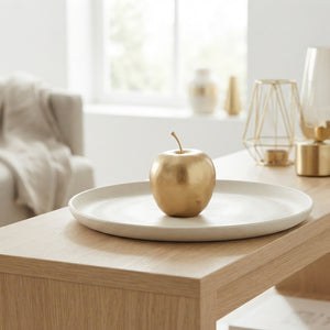 Gold Wax Apple Decorative Stem