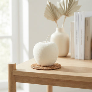 Ivory Wax Apple Decorative Stem