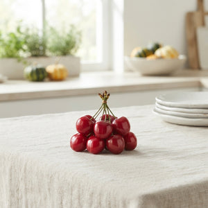 Red Wax Apple Christmas Decoration