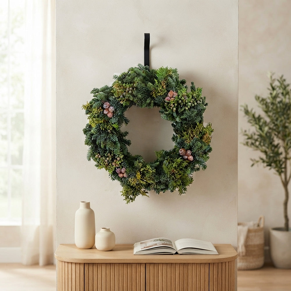Green Advent Wreath – 50cm