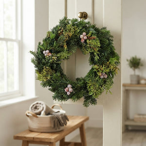 Nordmann Fir Christmas Wreath – 50cm