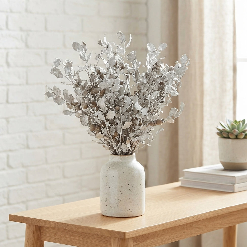 Caramel Dried Oak Leaves – Decorative Display