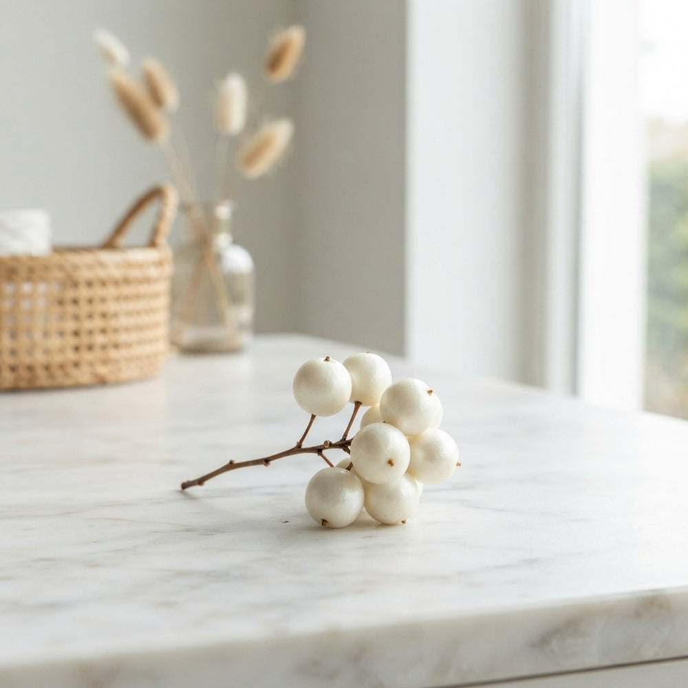 Grey Wax Apple Decoration