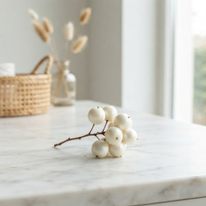 Grey Wax Apple Decoration