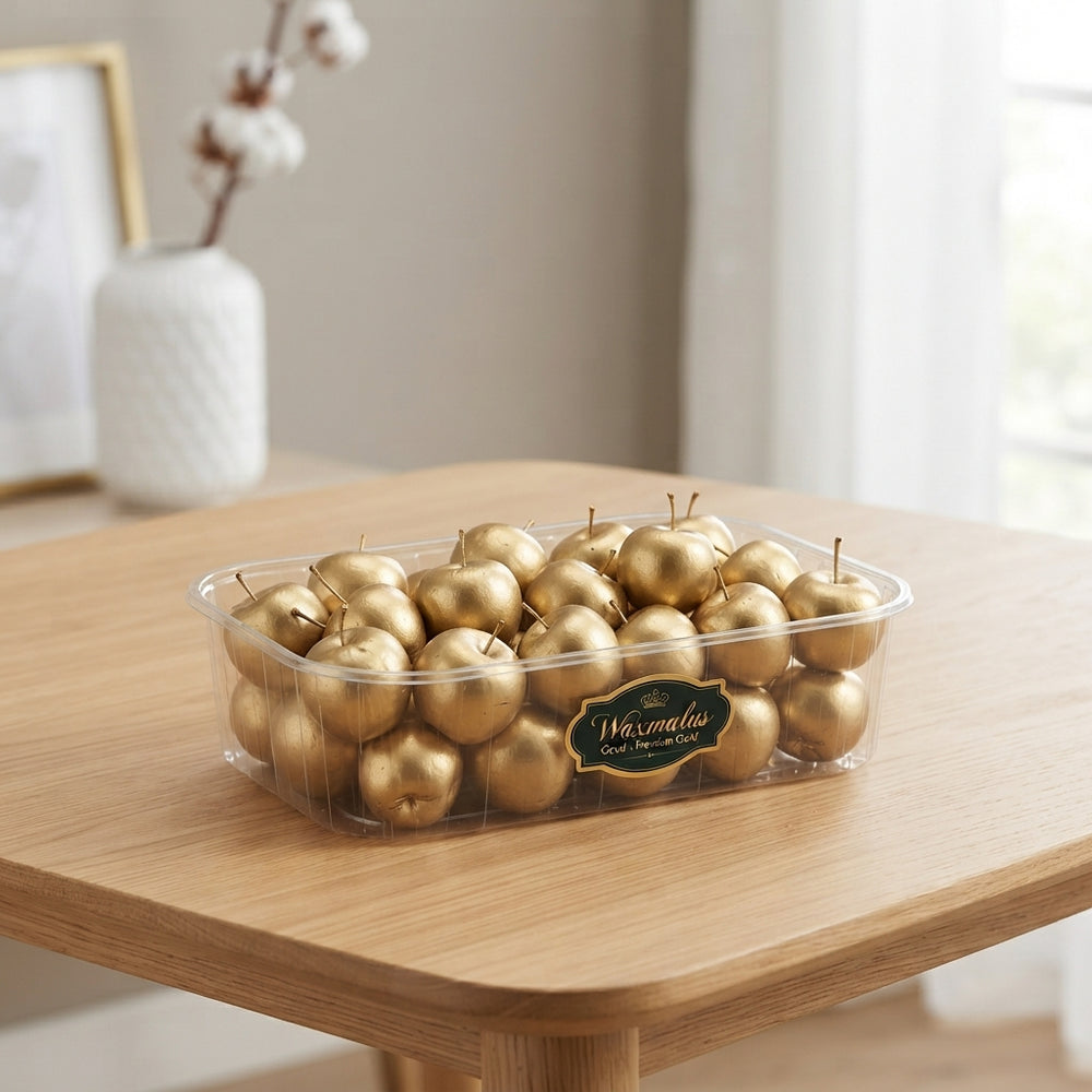 Golden Wax Apple Decorative Stems