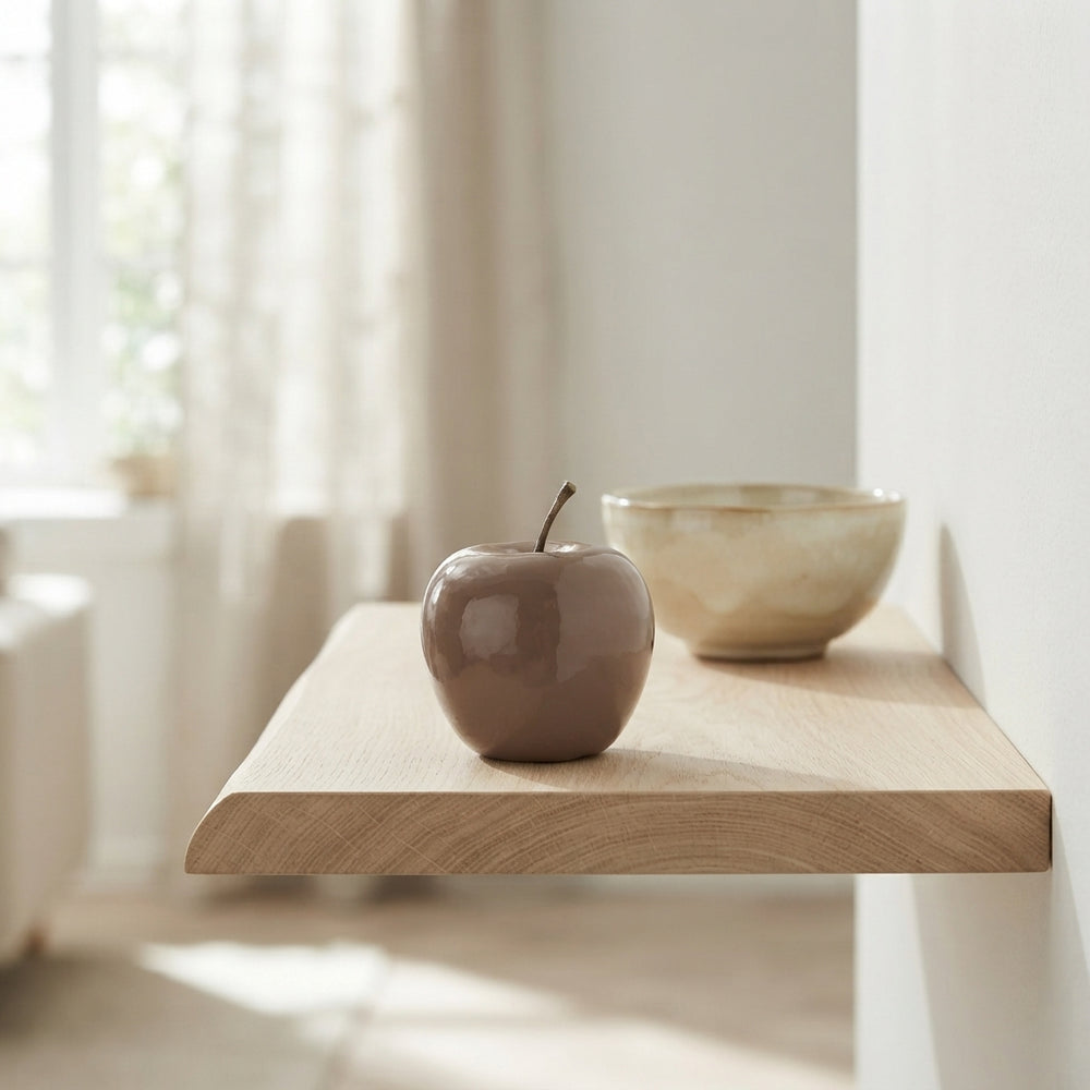 Taupe Wax Apple Decorative Stems