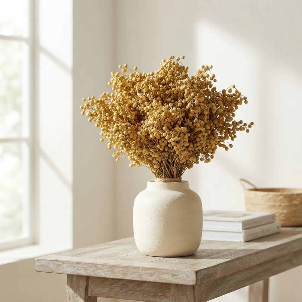 Yellow Schinus Decorative Foliage Bunch