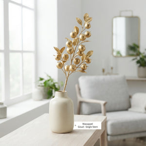 Gold Wax Apple Decorative Fruit