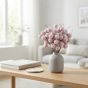 Grey Wax Apple Decorative Branches – Pack of 8