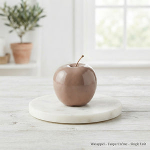 Cream Wax Apple Decorative Stems