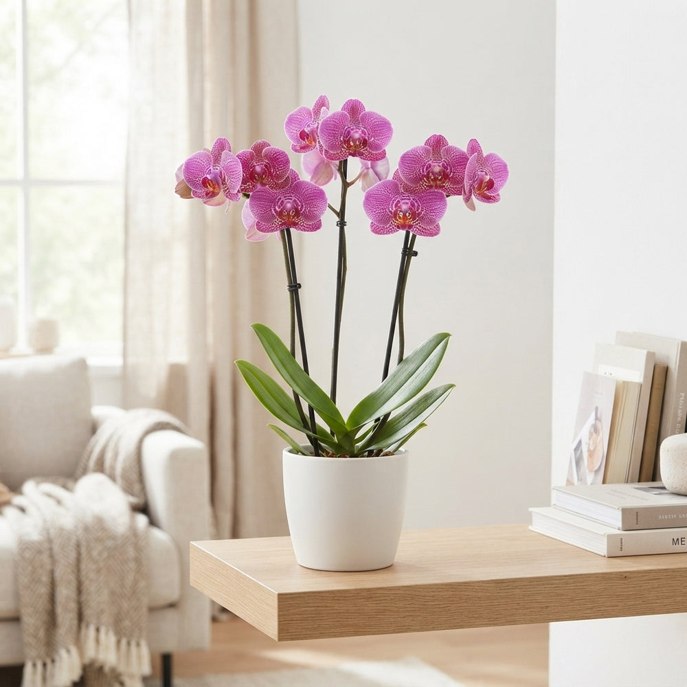 Mixed Phalaenopsis Orchid – 3 Stem, 12cm Pot