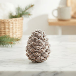 Natural Wax Pine Cone Christmas Decoration