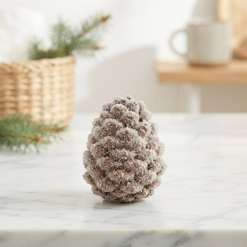 Natural Wax Pine Cone Christmas Decoration