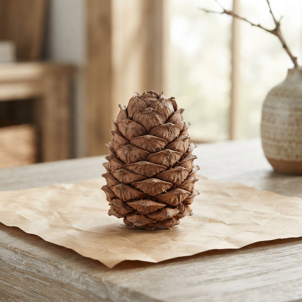 Natural Brown Pine Cones – Decorative Christmas Collection