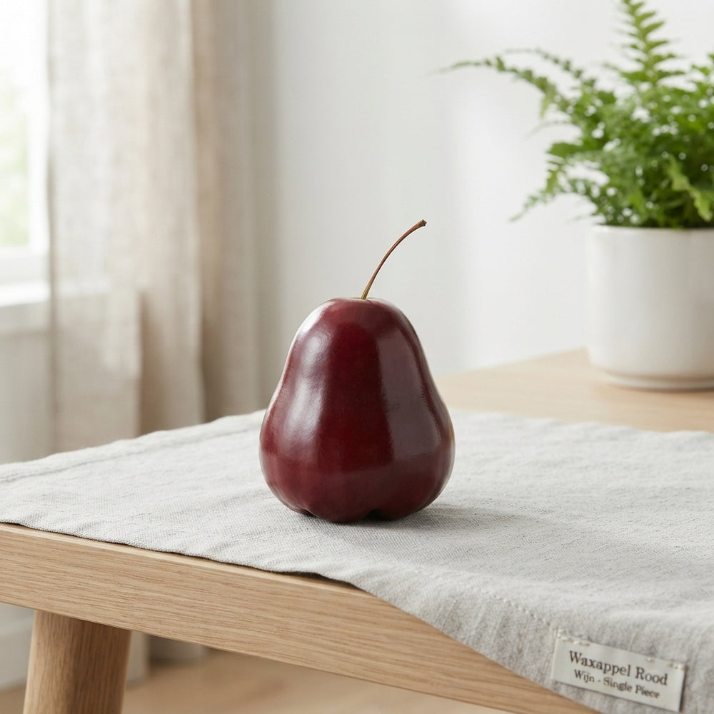 Red Wax Apple Decorative Stems
