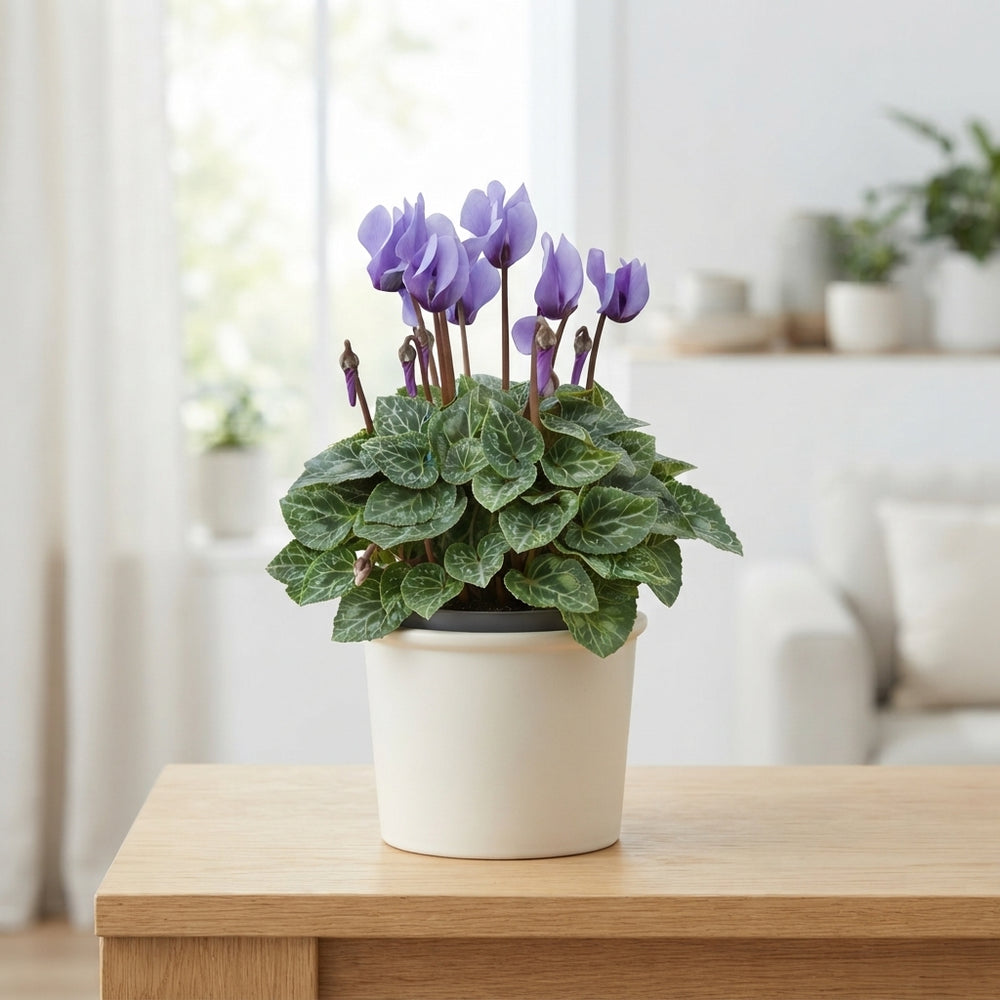 Purple Small-Flowered Cyclamen persicum – 9cm Pot