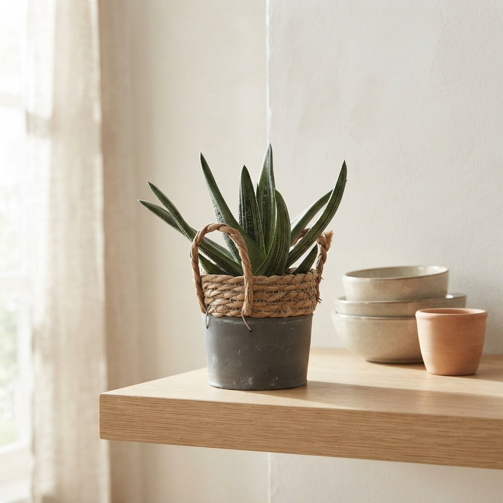 Mixed Cactus Collection in Ceramic Pot – 13cm