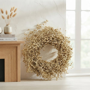 Gold Decorative Wreath – 30cm