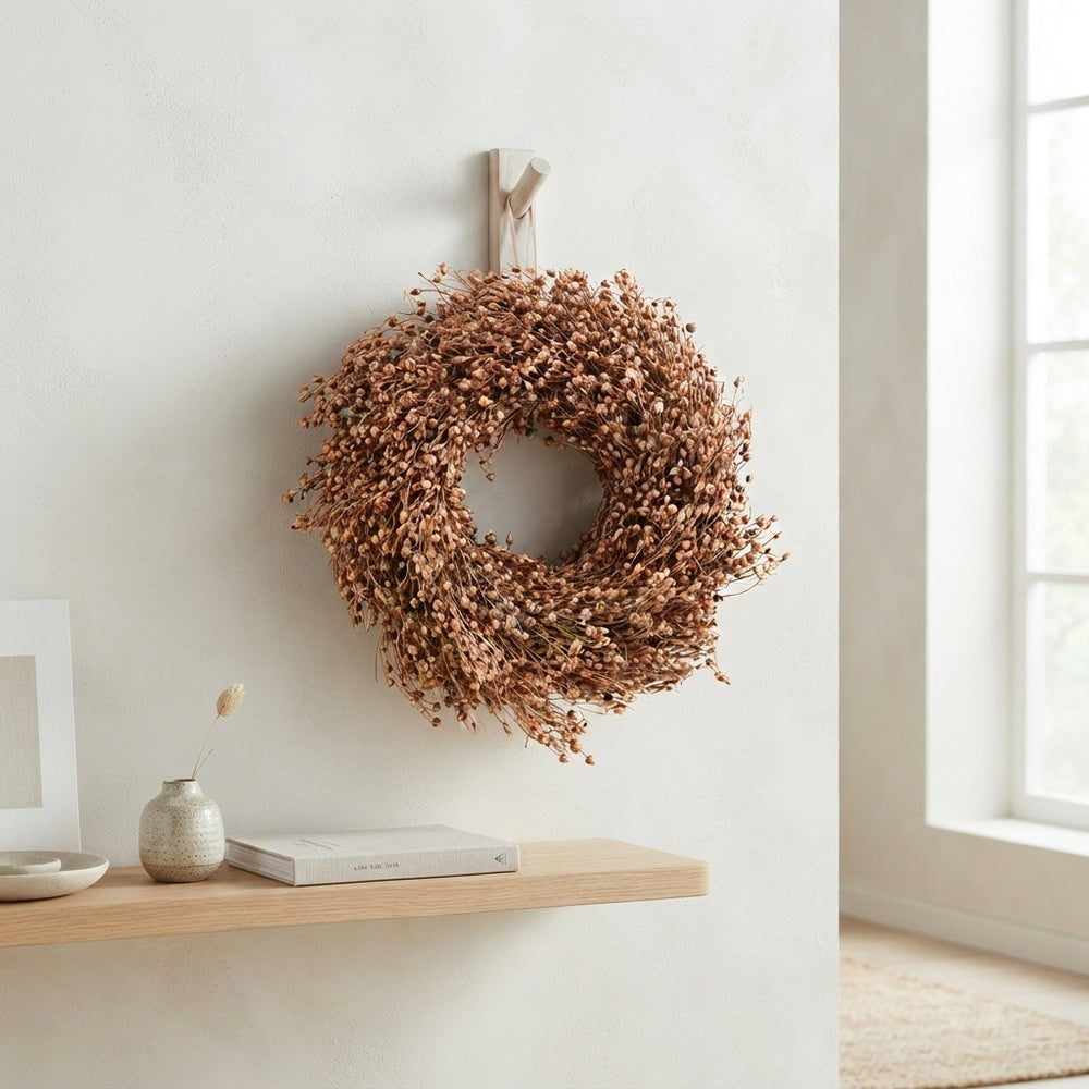 Copper Dried Flower Wreath – 30cm