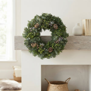 Natural Advent Wreath – 40cm