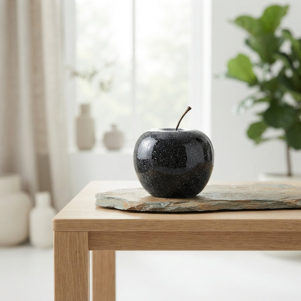 Black Wax Apple Decorative Ornament