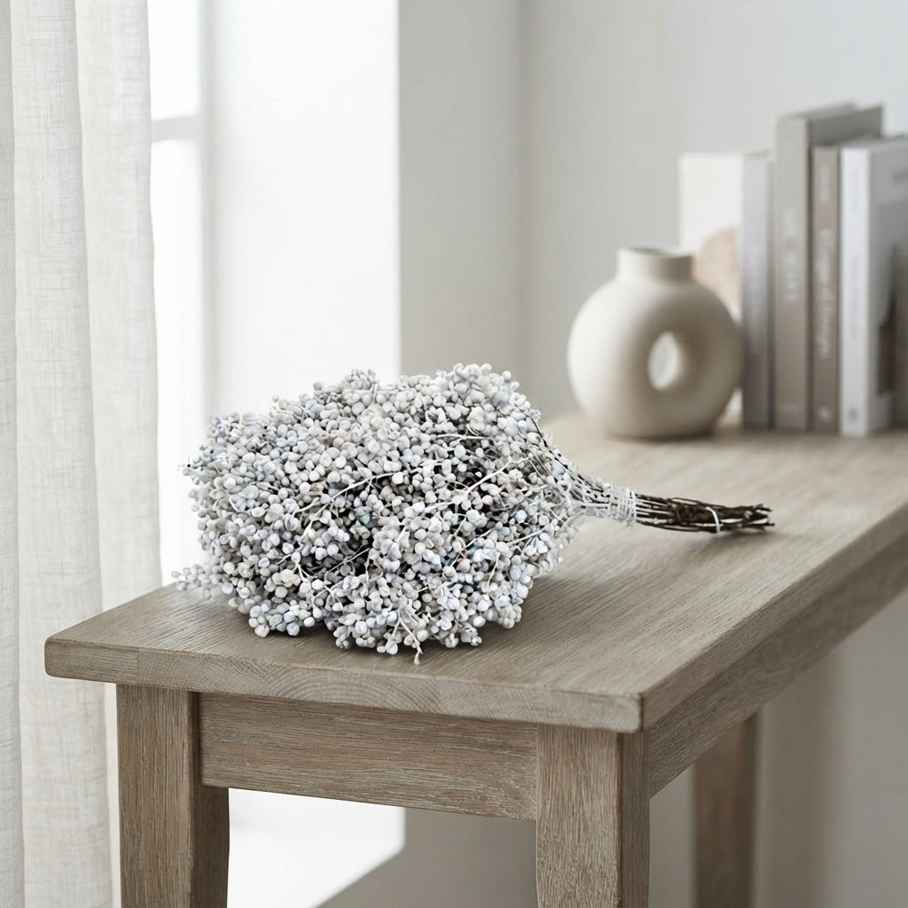 Silver Mother of Pearl Bunch – Schinus Foliage