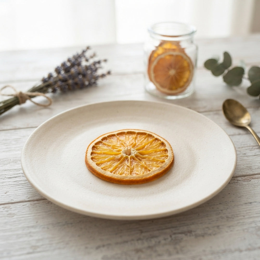 Preserved Orange Rose Slices – Decorative Display