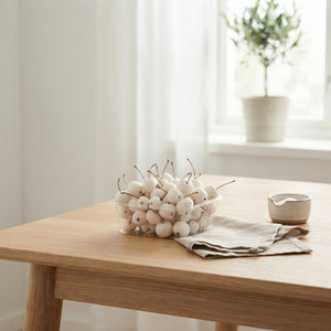 White Waxflower Decorative Stems
