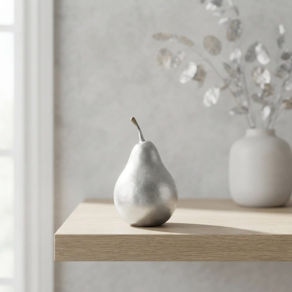 Silver Waxed Plant Decoration