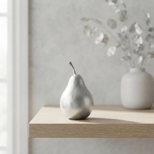 Silver Waxed Plant Decoration