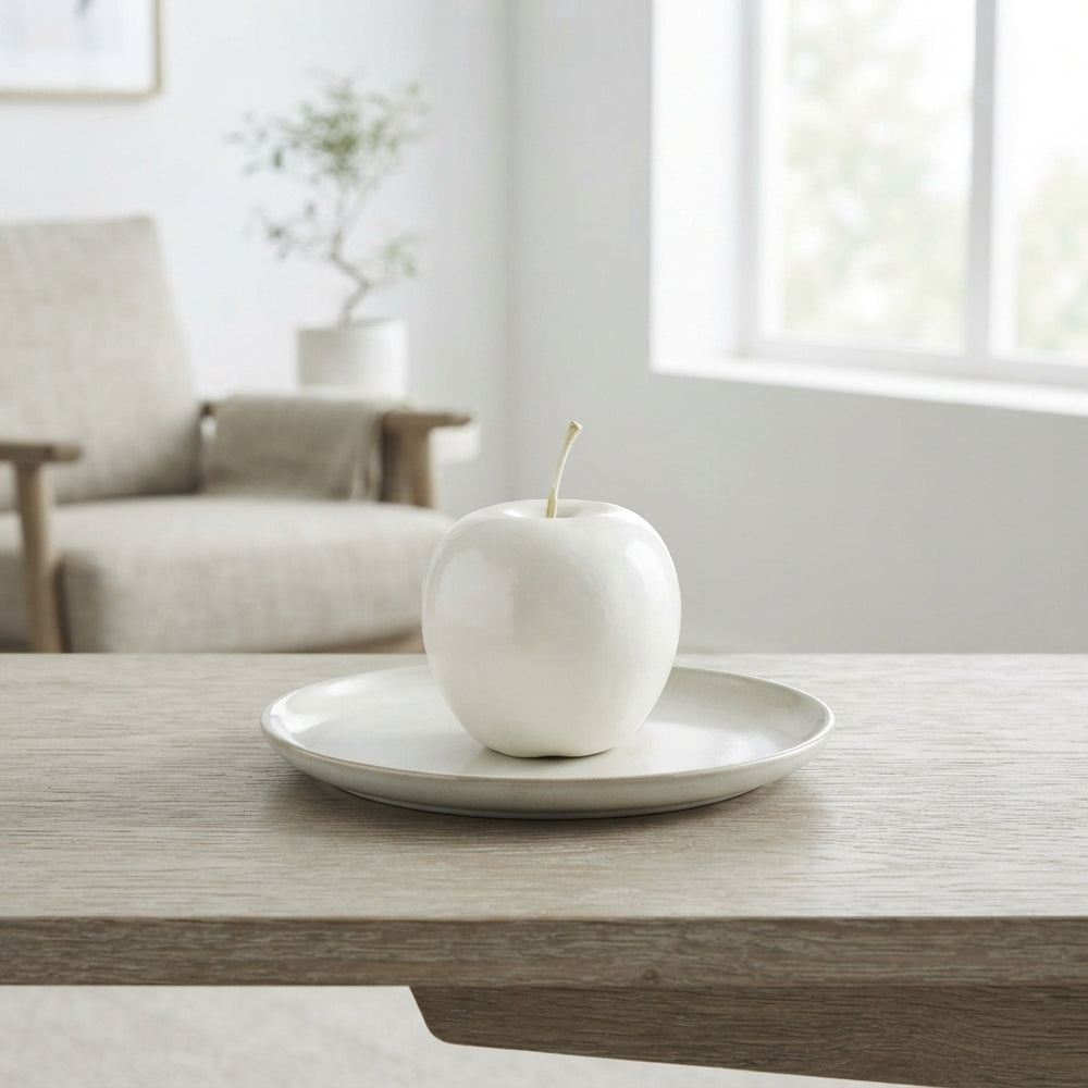 White Wax Apple Decorative Stems