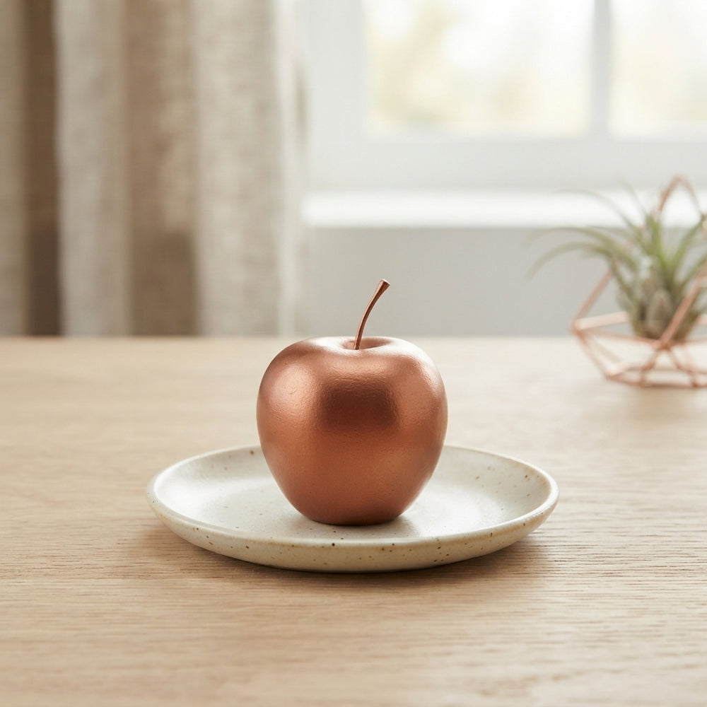 Copper Wax Apple Decorative Stem