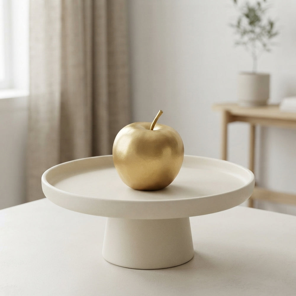 Gold Wax Apple Decorative Stem
