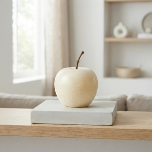 Ivory White Wax Apple Decorative Stems