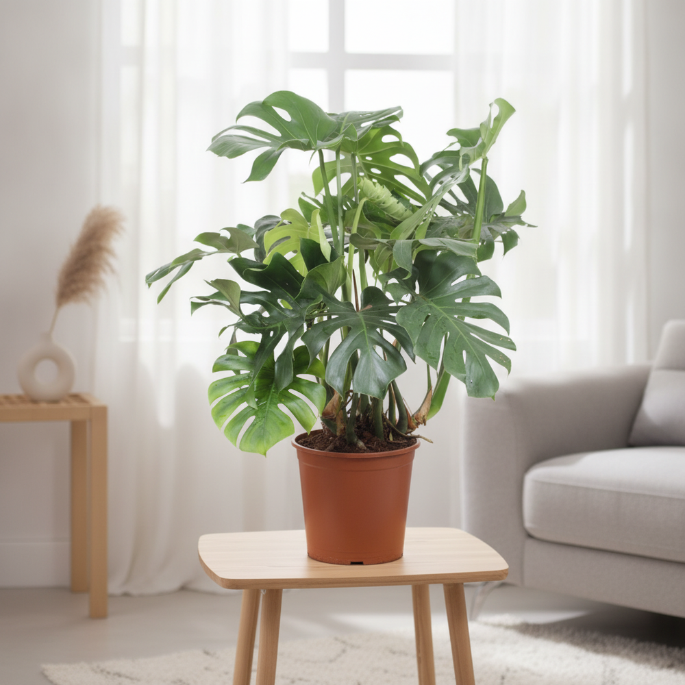 Swiss Cheese Plant (Monstera deliciosa) – 30cm Pot, approx. 80cm