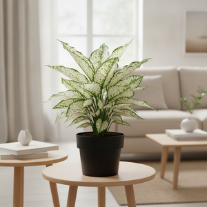 Aglaonema White Kiwi – 19cm Pot, Approx. 40cm High