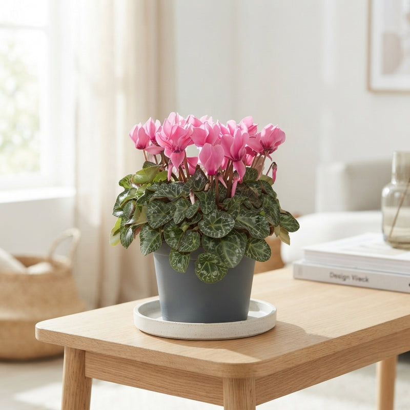 Mixed Small-Flowered Cyclamen (Cyclamen persicum) – 19cm Patio Bowl